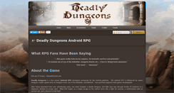 Desktop Screenshot of deadlydungeons.com